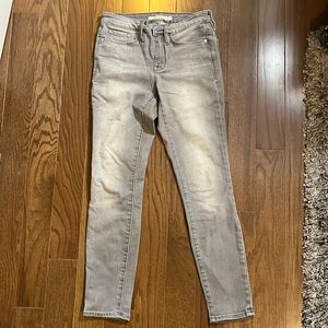 Athleta Gray Wash Sculptek  Skinny Denim Jeans Women's Size 4P